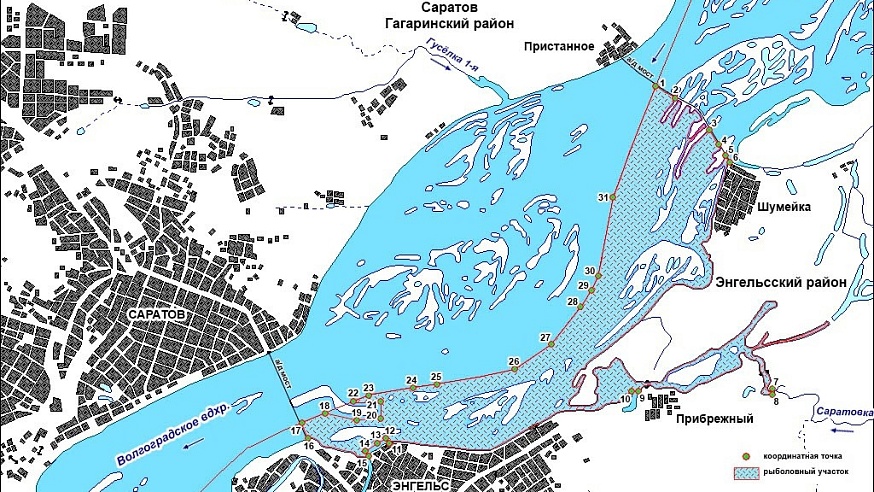 Промышленное рыболовство: на Волгоградском водохранилище сдают в аренду 31 участок